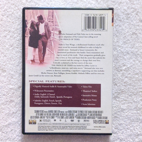 DVD 🆕: Prince of Tides NWOT - Picture 2 of 2
